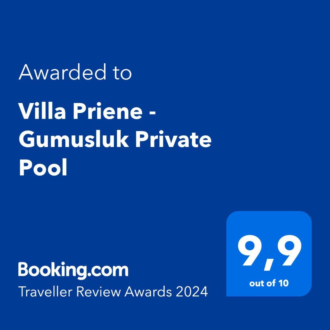 Villa Priene - Gumusluk Private Pool Exterior foto